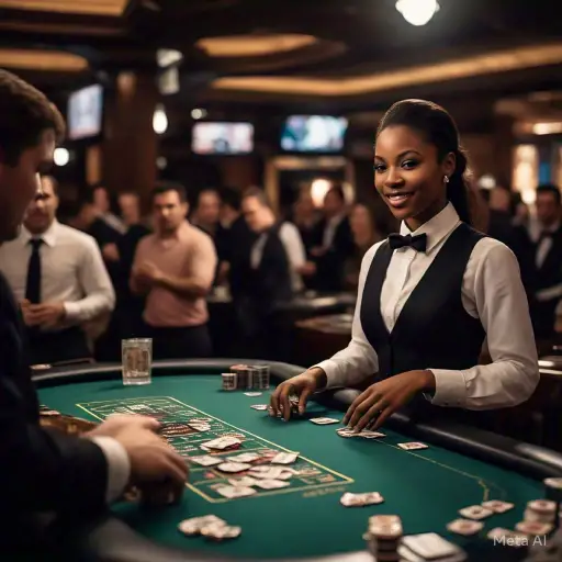 Imagem mostrando o cassino ao vivo da 580BET com dealers reais conduzindo jogos de mesa